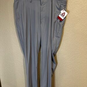 Reebok Men's Sleek Gray Dress Pants